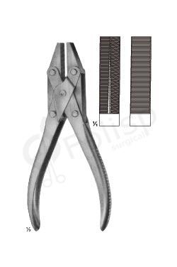 Wire Holding forceps, Flat-nosed Pliers,