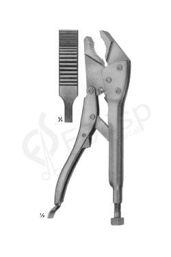 Wire Holding forceps, Flat-nosed Pliers,